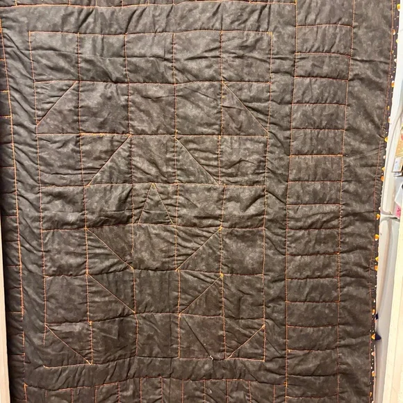 Halloween Patchwork Quilted Wall Hanging - Picture 5 of 6
